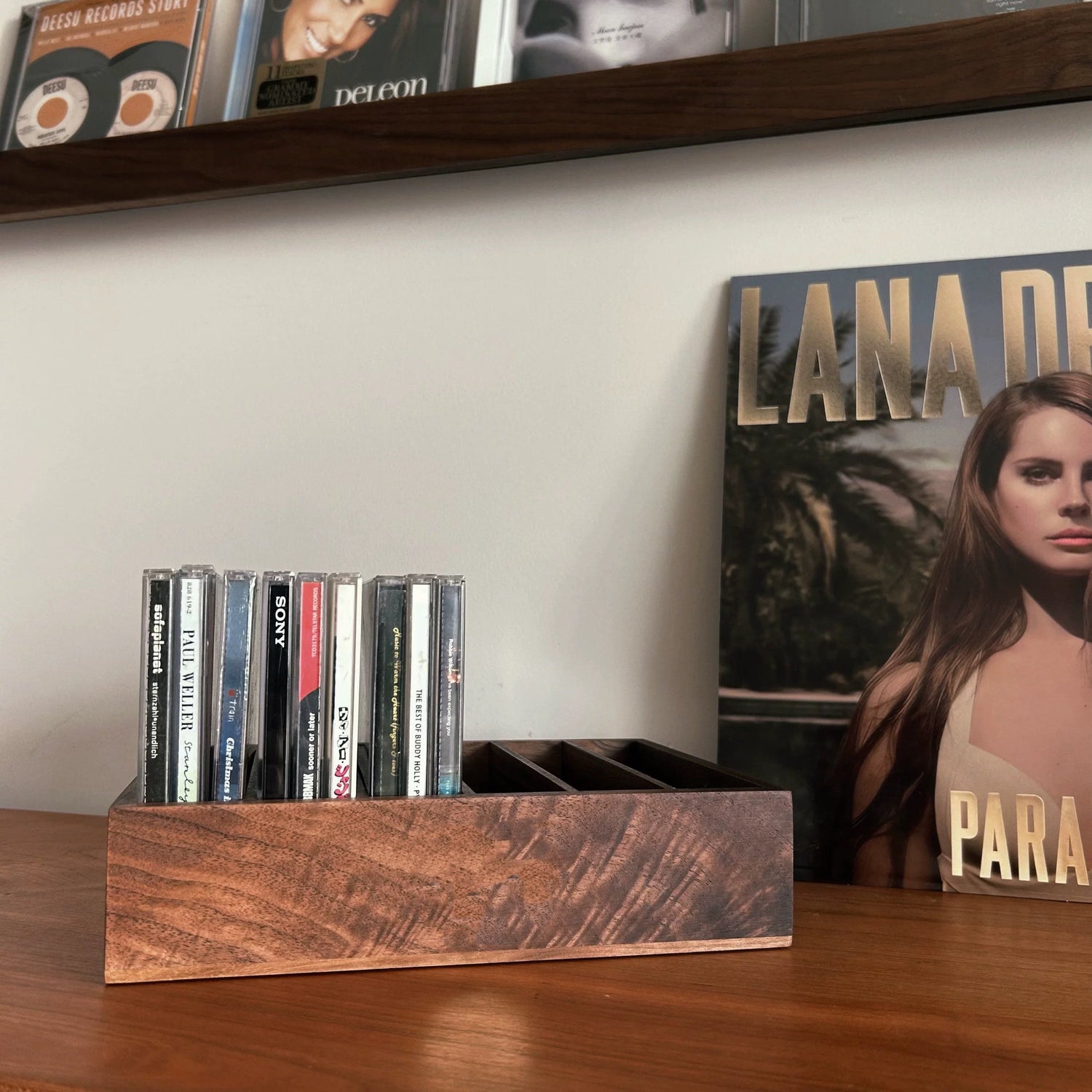 Elliot Solid Wood CD Storage Organizer