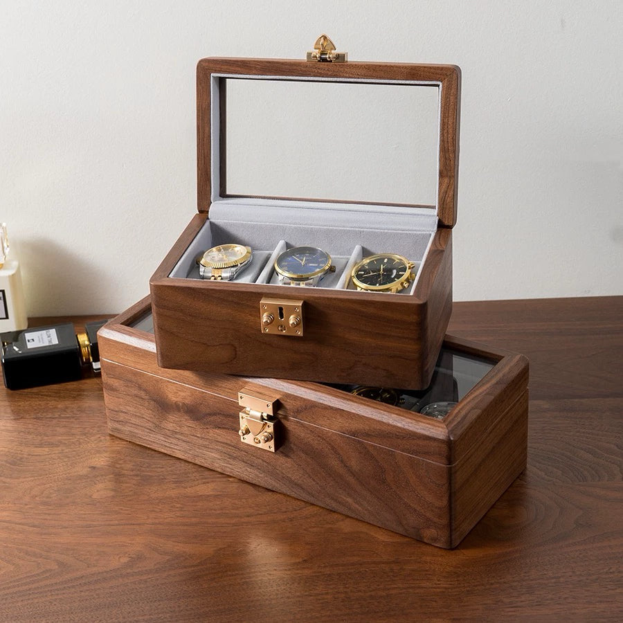 Friedrich Minimalist Walnut Watch Collection Box