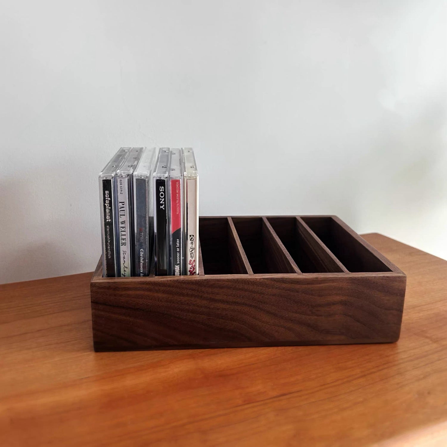 Elliot Solid Wood CD Storage Organizer