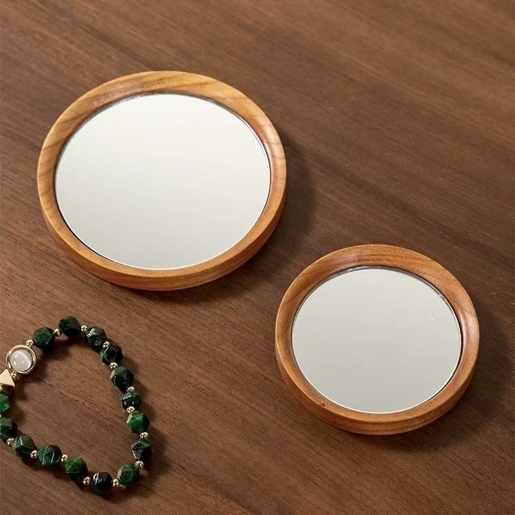 Ballons Compact Wooden Poocket Mirror