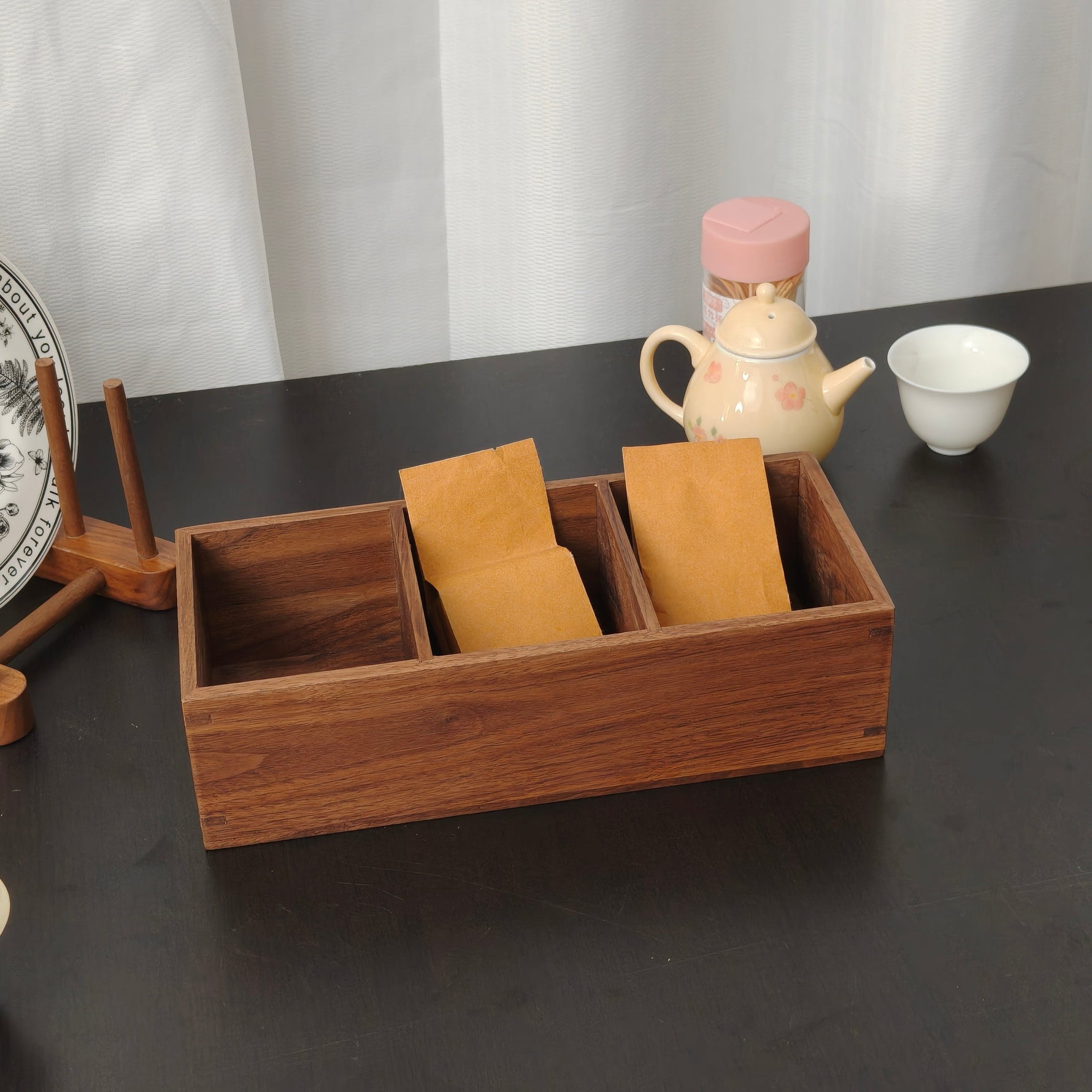 Black Walnut Desktop Organizer