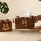 Black Walnut Wood Tissue Storage Box for Home