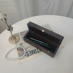 Briar luxury solid walnut pen box