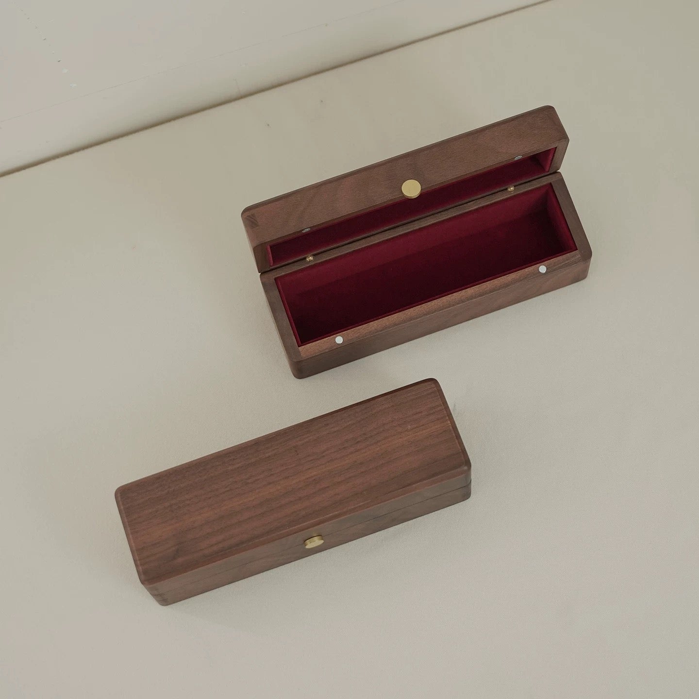 Briar wooden fountain pen storage box