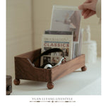 Cadence Solid Walnut CD Storage Stand