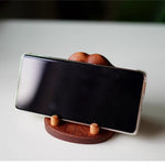Cute Cat-paw Solid Wood Phone Stand for office desk