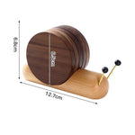 Cute Solid Wood Snails Coasters