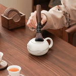 Elegant walnut six-piece Gongfu tea ceremony kit