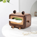 GuaGua Walnut Home Tissue Box