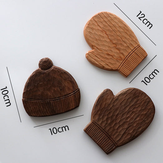 Handcrafted Japanese Style Solid Wood Tray & Coaster