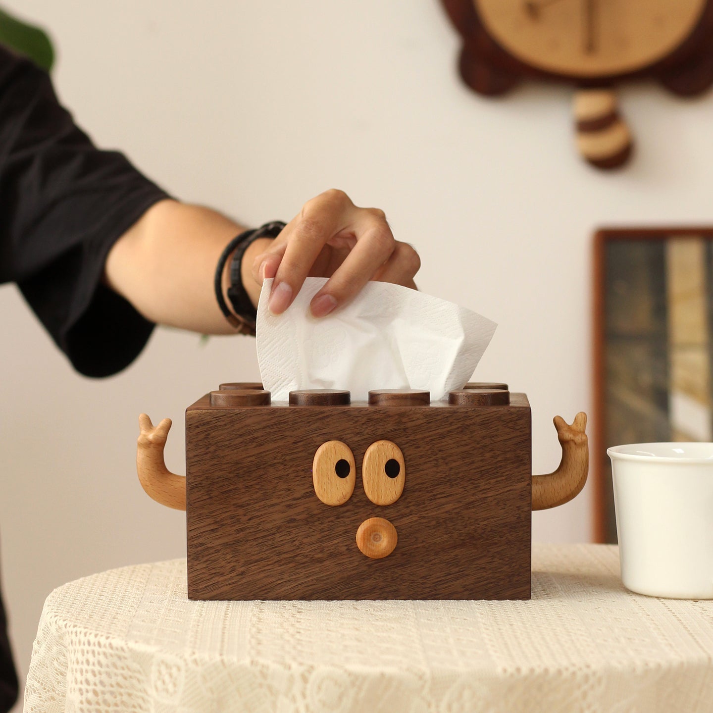 Remy Premium Walnut Wooden Tissue Box – Walnut Create