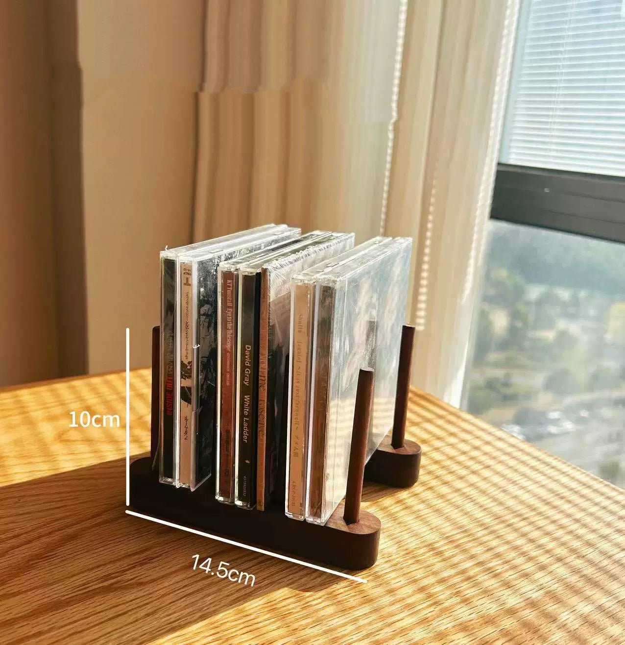 Lorenz Wooden CD Display Rack