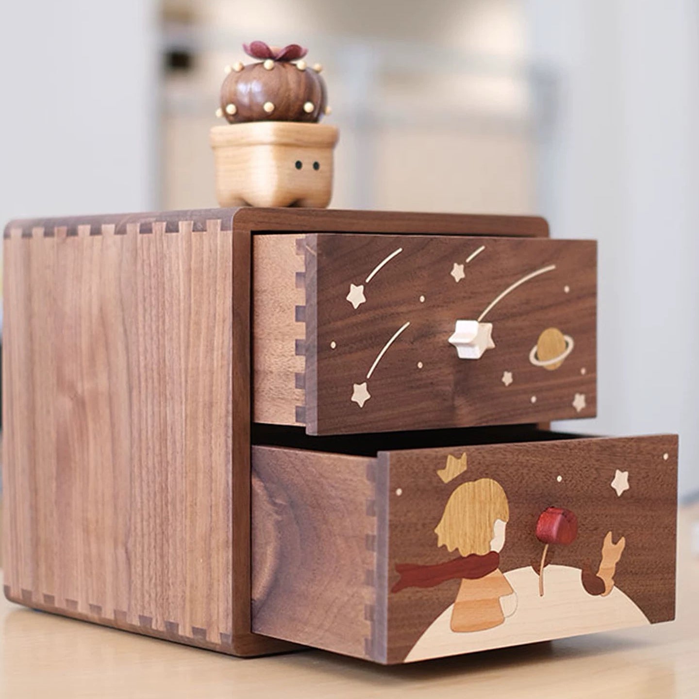 Carter Wooden Two-Drawer Storage Cabinets