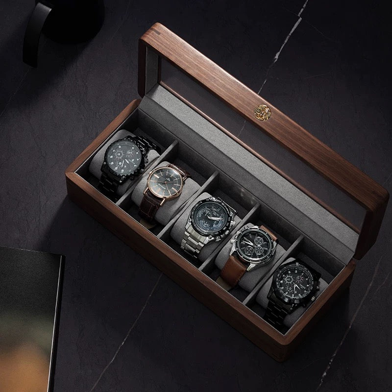 Winston Minimalist Walnut Watch Collection Box