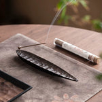 Long Incense Holder with Ash Catcher