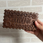 Luxury Choco Black Walnut Watercolor Palette Box close-up