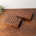 Luxury Lunara Chocolate Black Walnut Jewelry Box