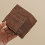 Luxury walnut wood six-piece tea utensil set