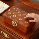 Maison wood jewelry box with classic detailing