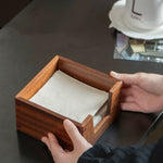 Minimalist cube tissue box