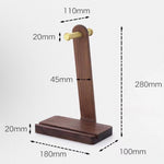 Miura solid wood headphone display stan
