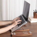 NoteFlex Walnut Laptop Holder
