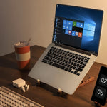 NoteFlex Walnut desk laptop holder