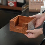 Premium wooden tissue box cover