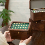 Retro-style glass bangle showing intricate pattern details