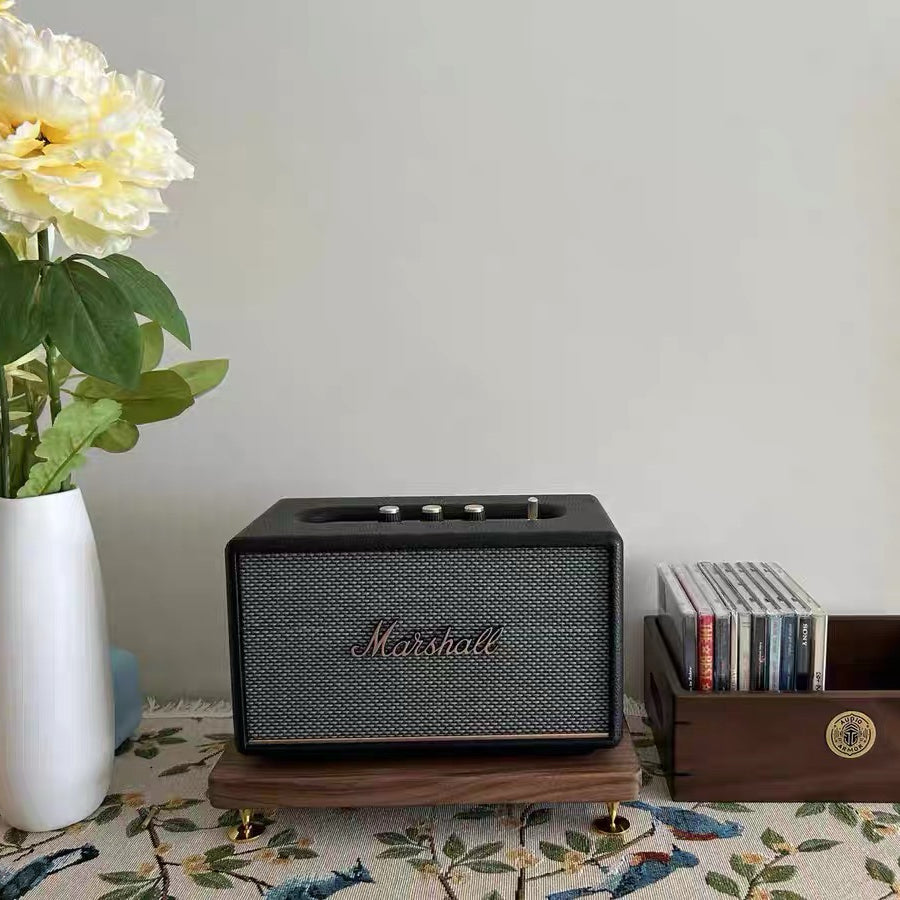 Gilbert Walnut Wooden Speaker Stand for Marshall – Walnut Create