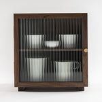 Rina walnut cabinet with elegant craftsmanship