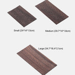 Rishi Textured Black Walnut Wooden Tea Tray