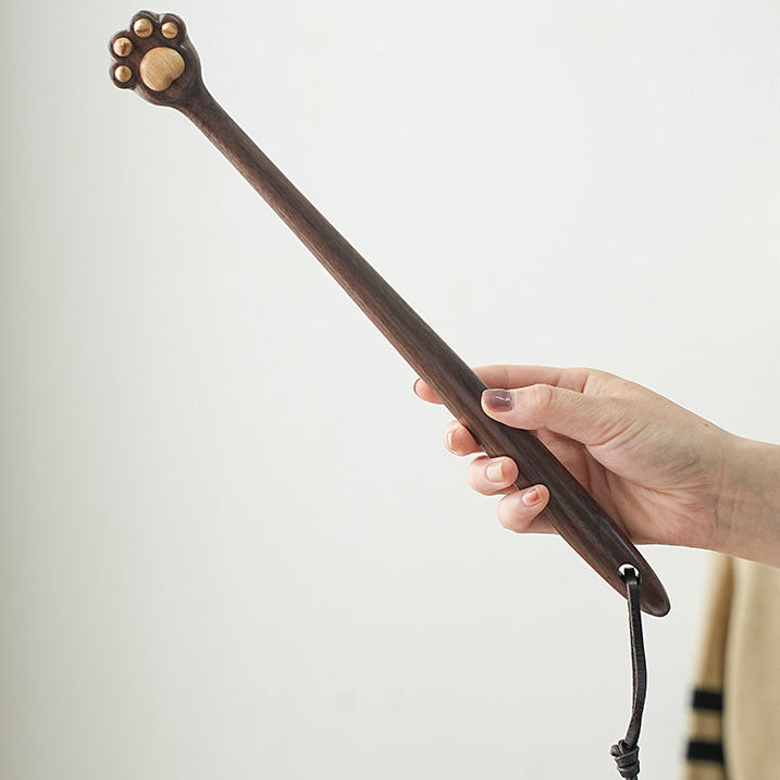 Wooden Cat Paw Itch Relief Scratcher for Home