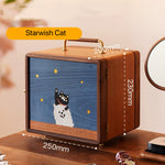 Xmas Exclusive Solid Wood Jewelry Box with Christmas decorations