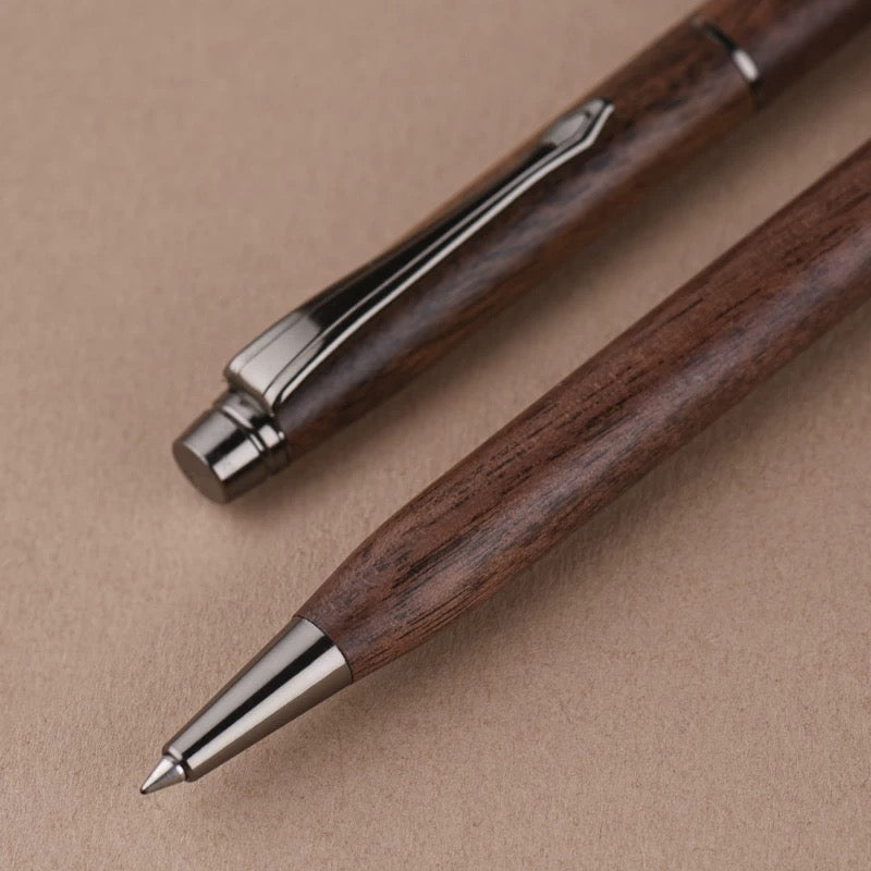 black walnut gel pen