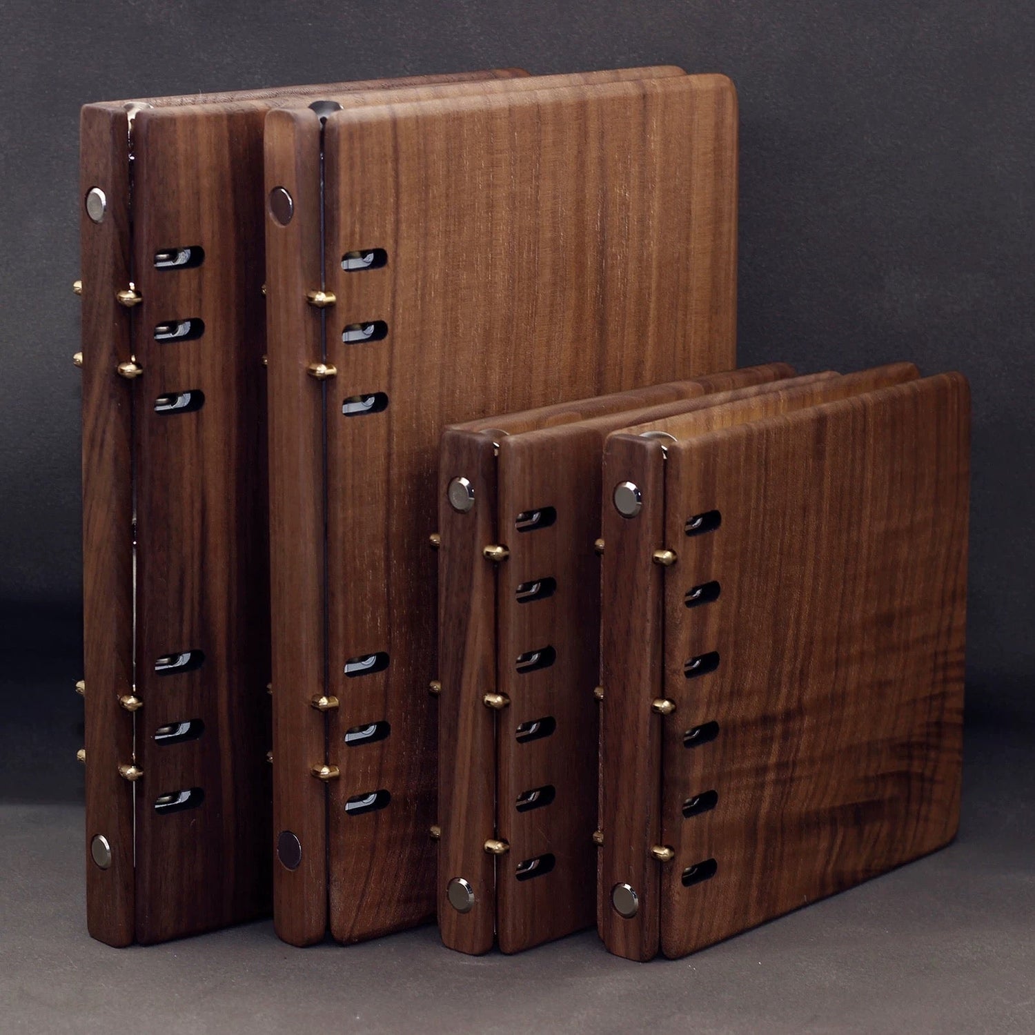 black walnut notebook