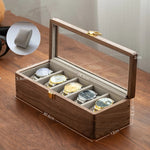 classic wooden watch collector case