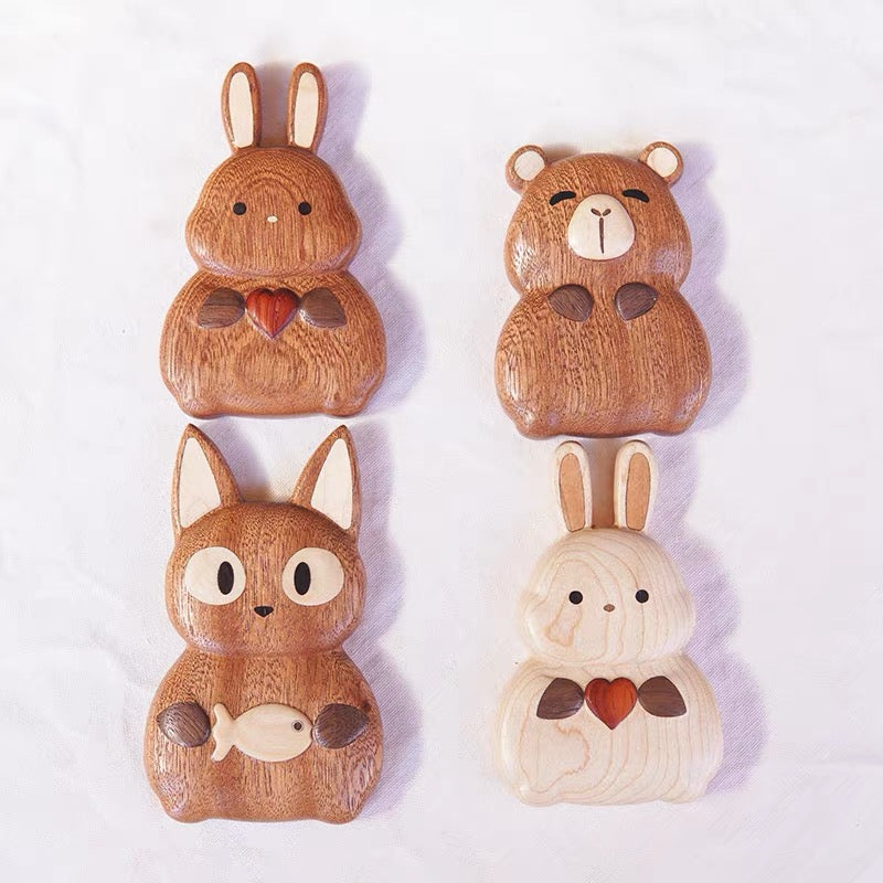 Tobi Wooden Fridge Magnets