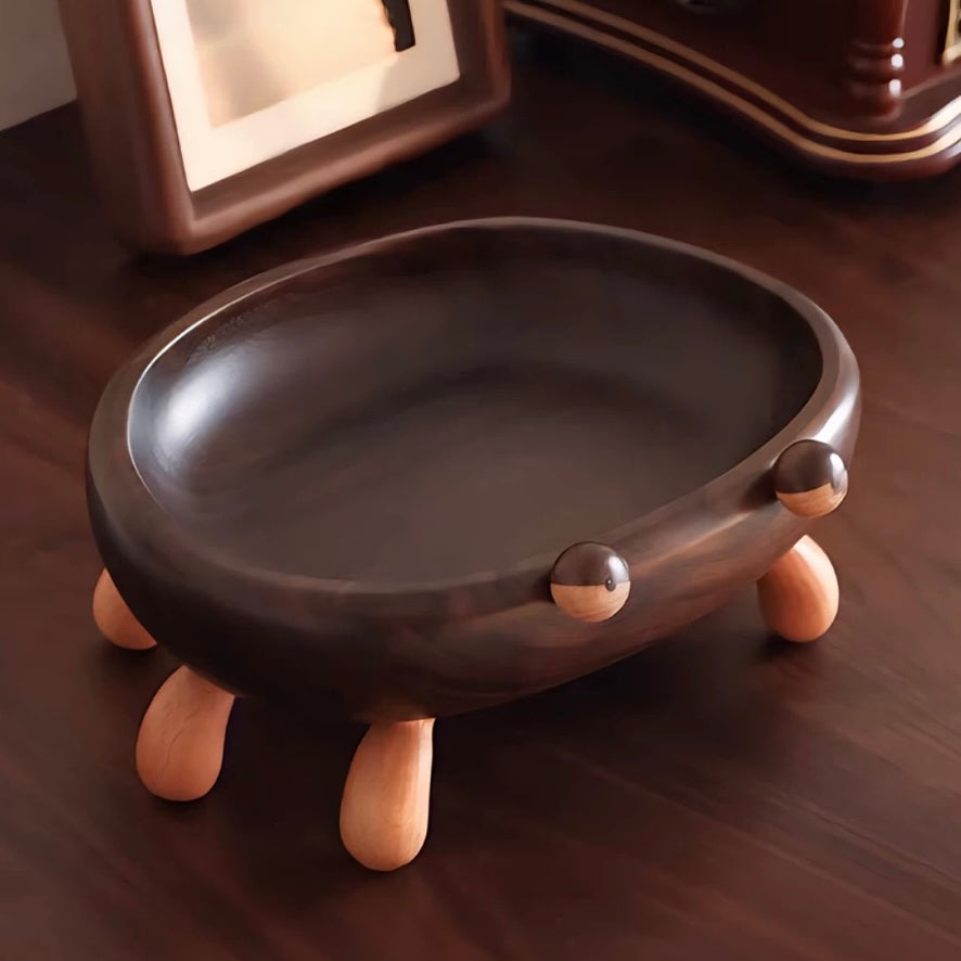 handmade walnut crab tray