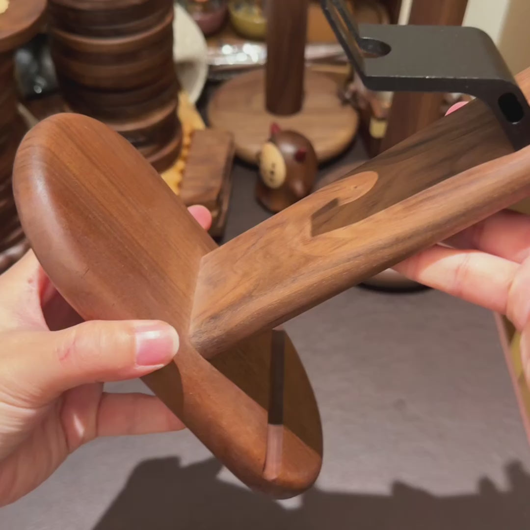 Nexon Walnut Stand Holder for Headset and Controller