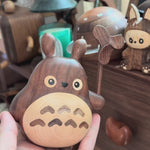 Handmade Totoro Black Walnut Ornament