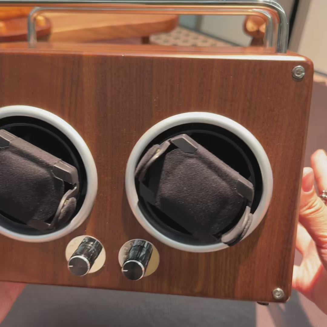 Teck Walnut Automatic Watch Winder