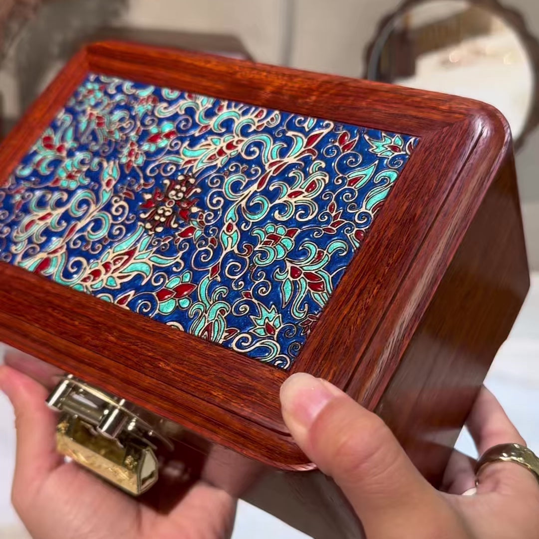 Ambre Rosewood Jewelry Box