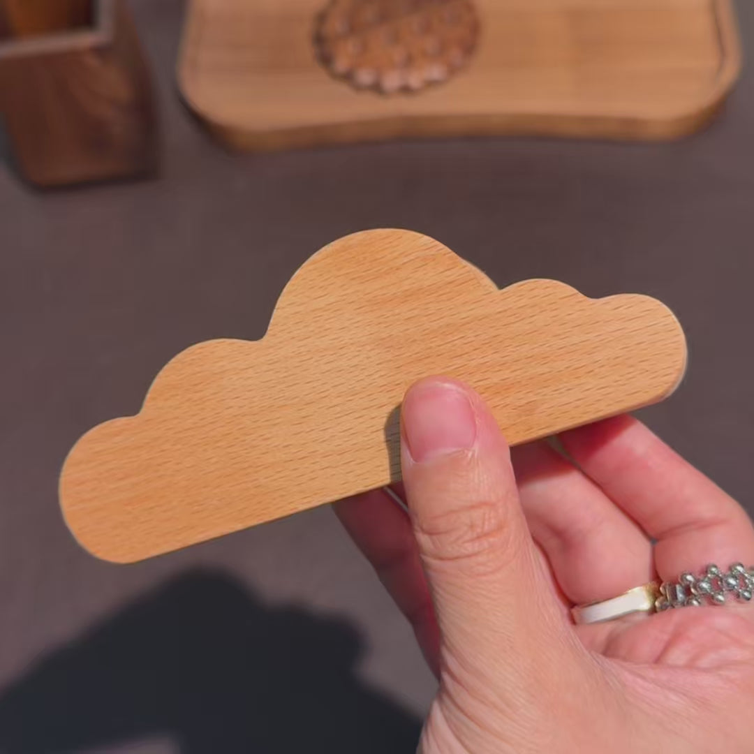 Luca Wooden Business Card Stand