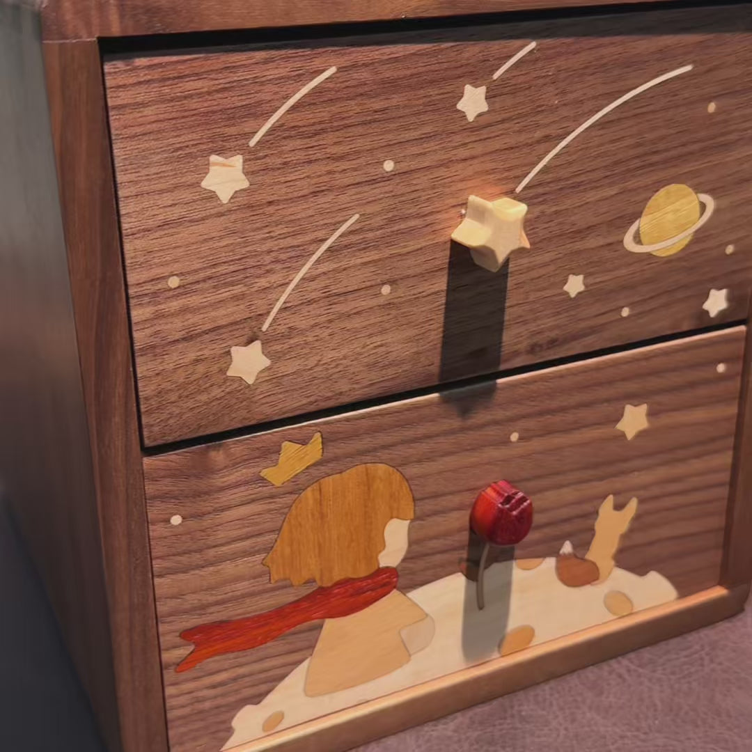 Carter Wooden Two-Drawer Storage Cabinets