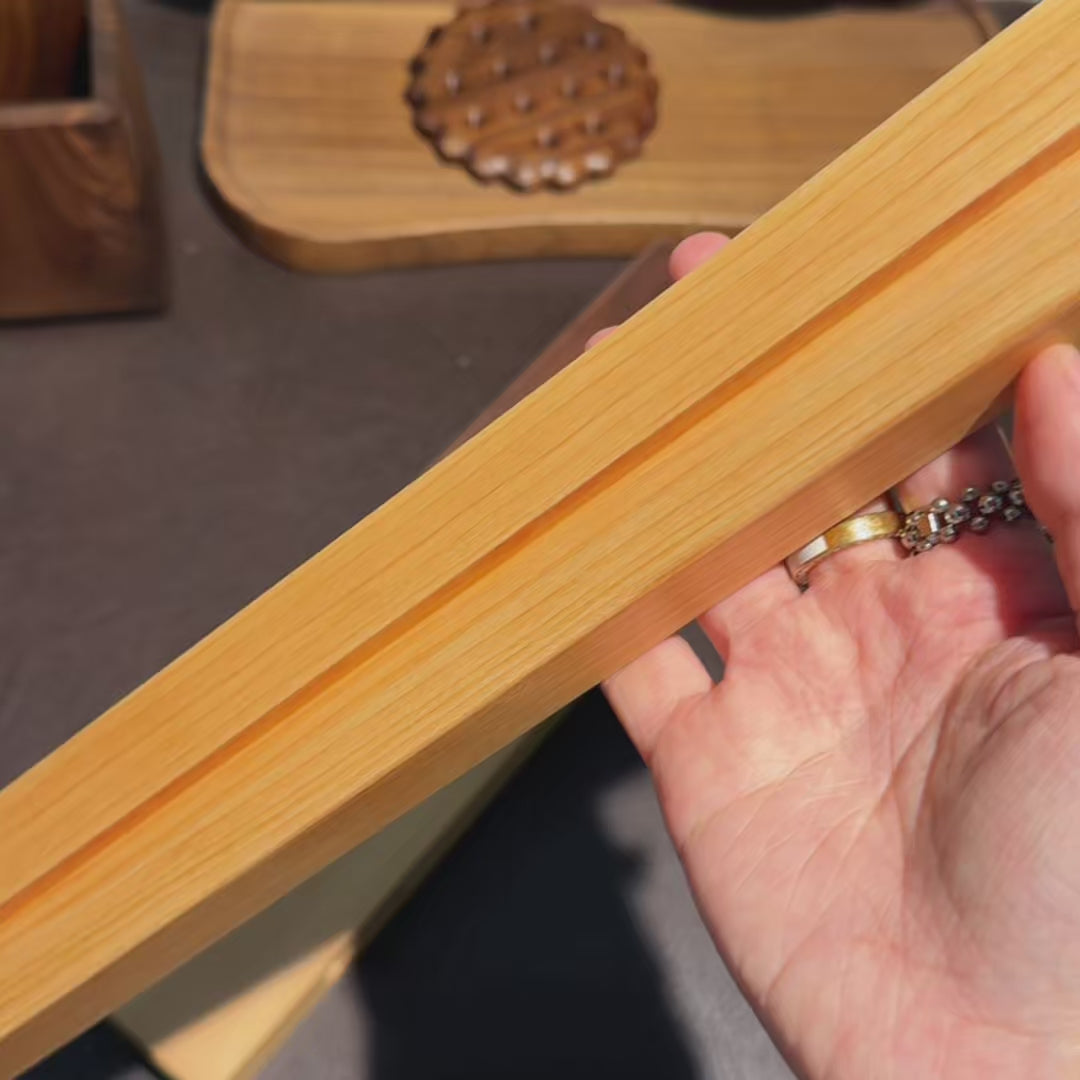 Marco Wooden Wall-Mounted Vinyl Record Display Shelf