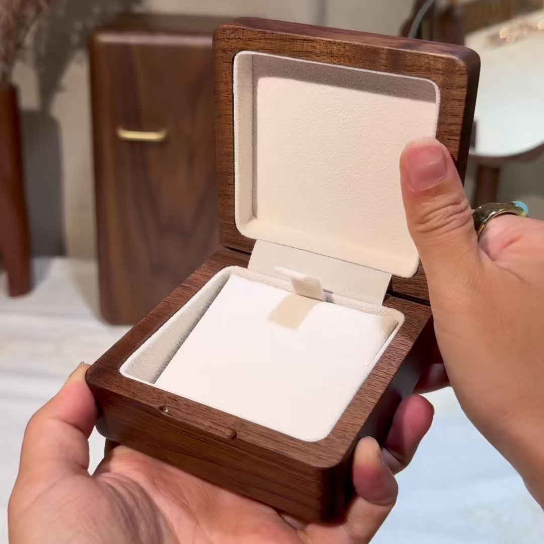 Mova Walnut Jewelry Box