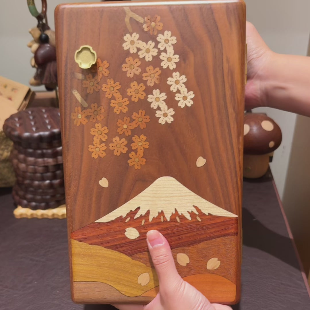 Vera Walnut Multi-Drawer Jewelry Organizer