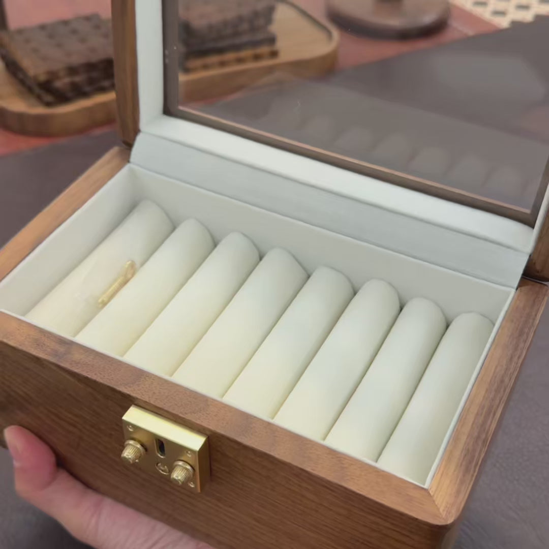 Lova Walnut Bangles Jewelry Box