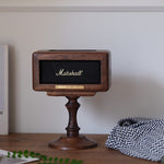 retro wooden marshall speaker stand